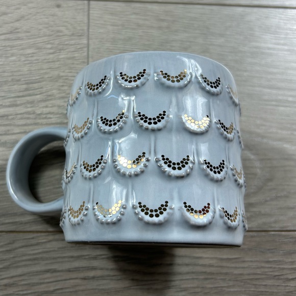 Starbucks Anniversary Raised Mermaid Scales Coffee Cup Mug 10 oz 2016 - Picture 6 of 7